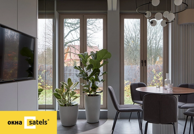 В проекте «Дачного ответа» окна VEKA SOFTLINE 70